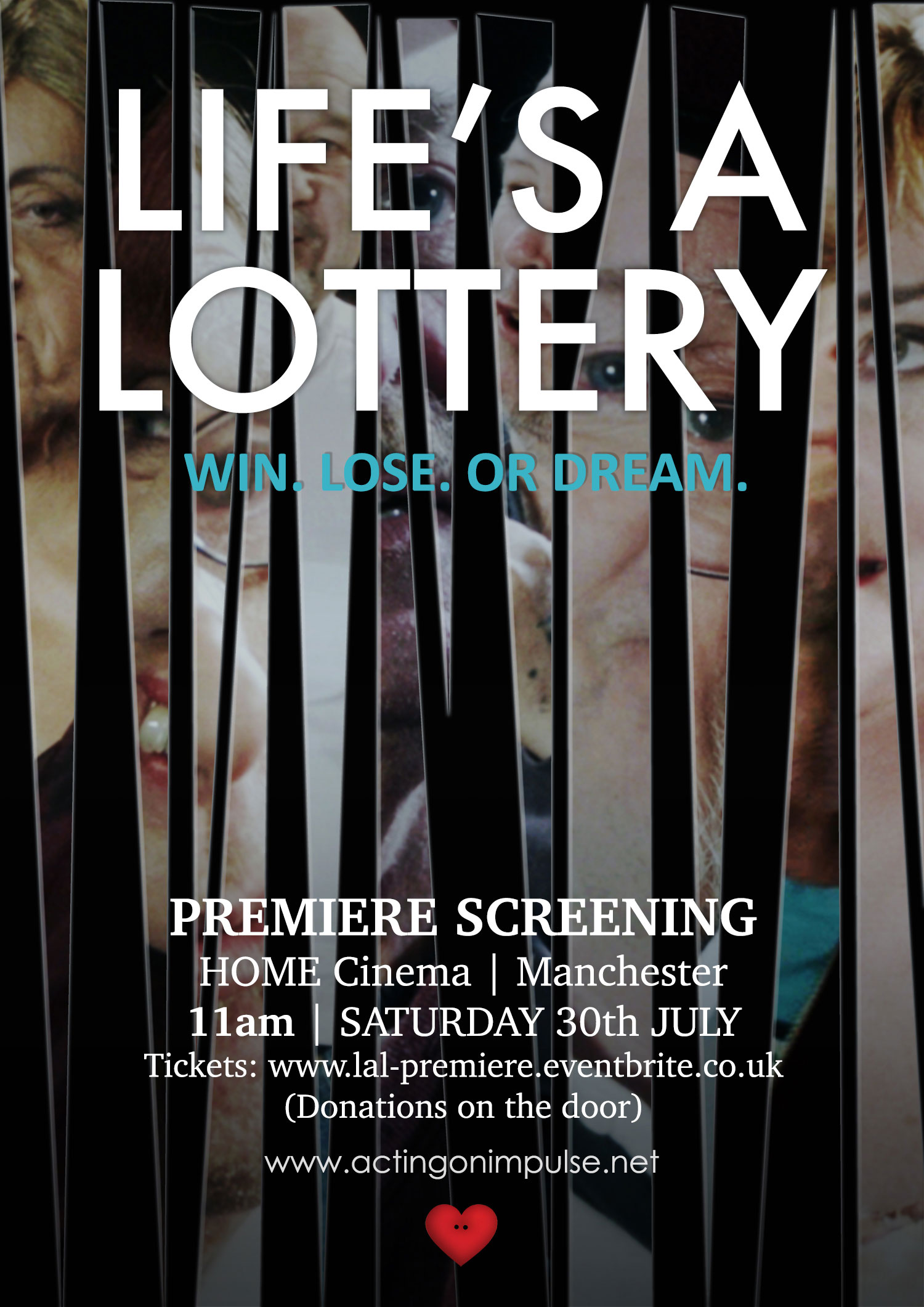 Life's a Lottery Premiere Poster