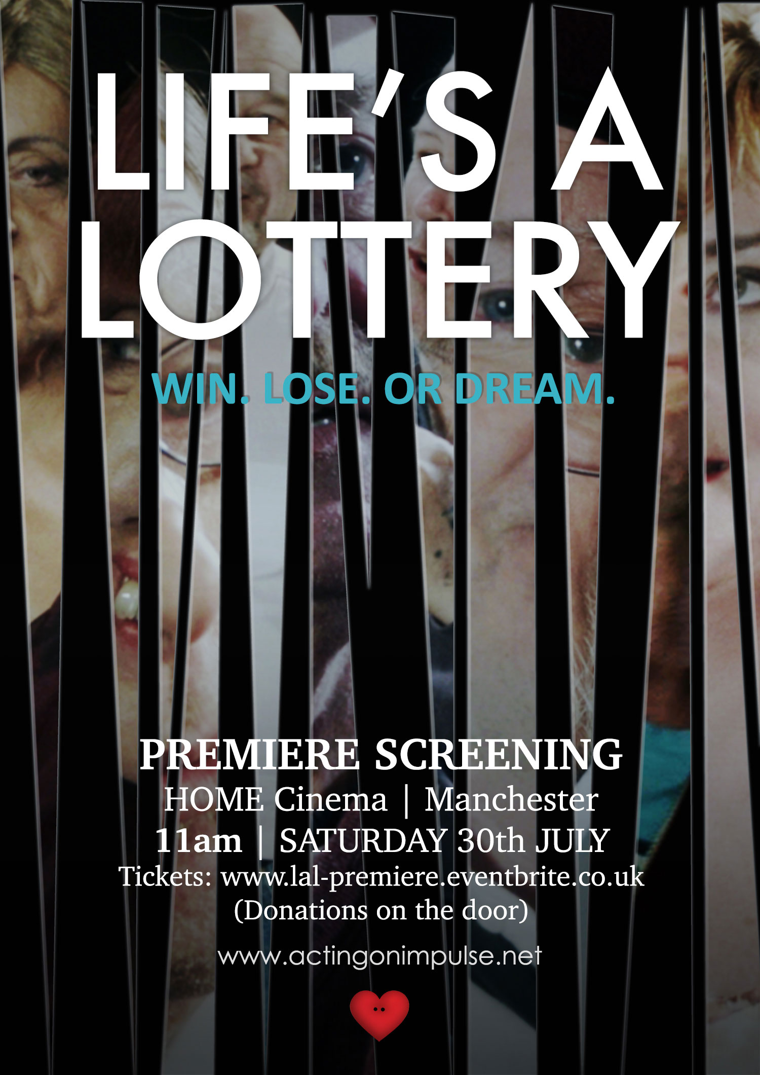Life's a Lottery Premiere Poster Life's a Lottery Premiere Poster