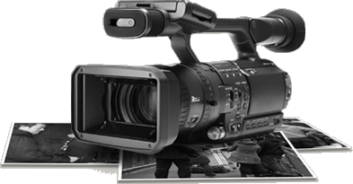 Video camera image to complement the Films page